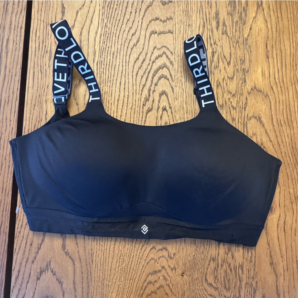 ThirdLove Black Bra Kinetic Adjustable Sports bra‎ high impact X 34F Athletic - Picture 4 of 6